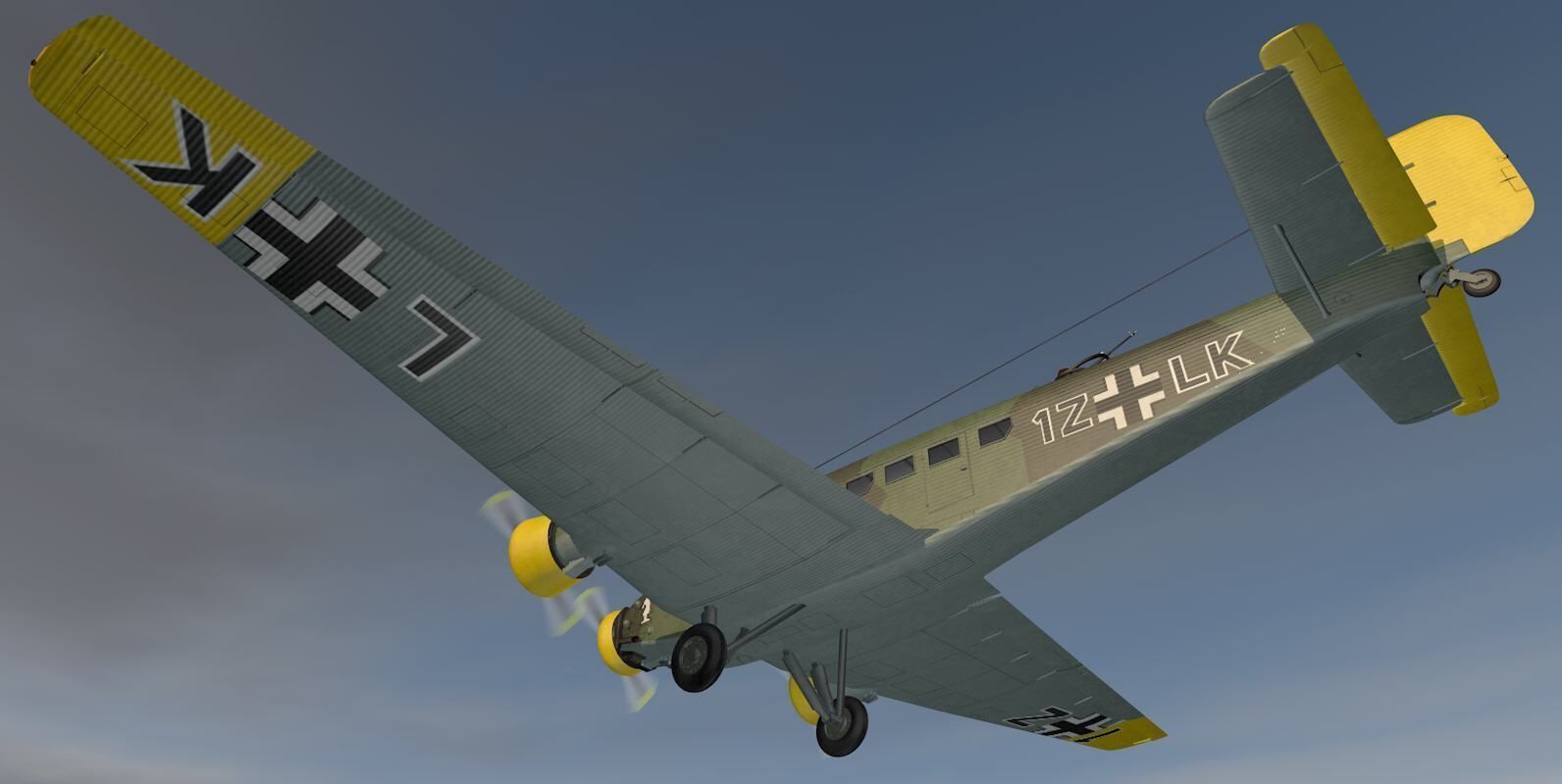 Junkers Ju-52 3M 3D model_21