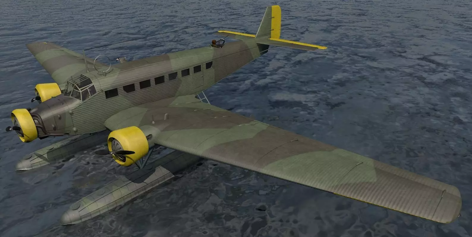 Junkers Ju-52 3M 3D model_0