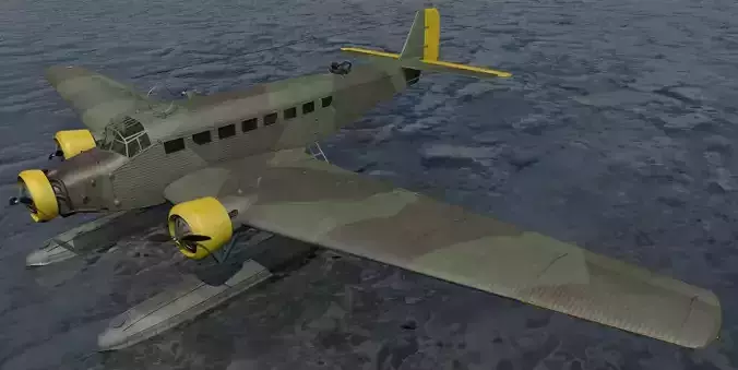 Junkers Ju-52 3M 3D model
