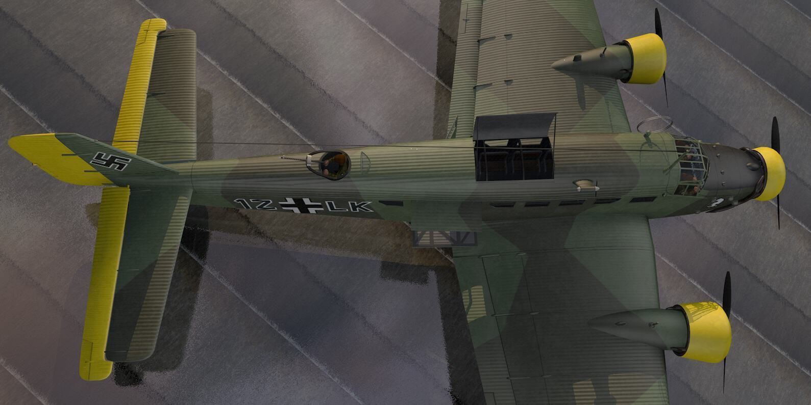 Junkers Ju-52 3M 3D model_16