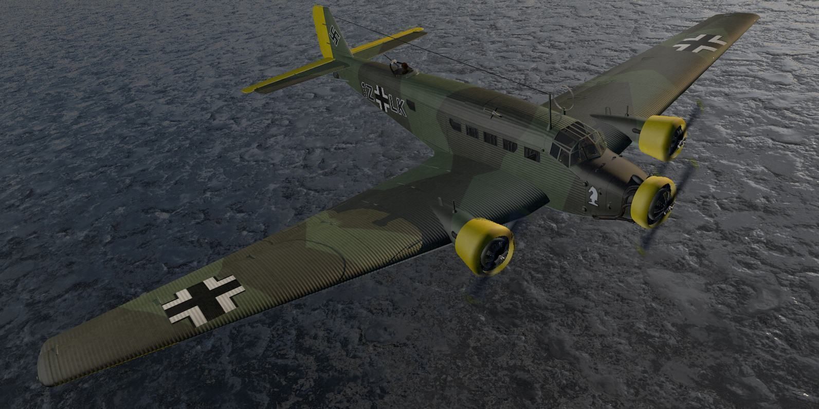 Junkers Ju-52 3M 3D model_17