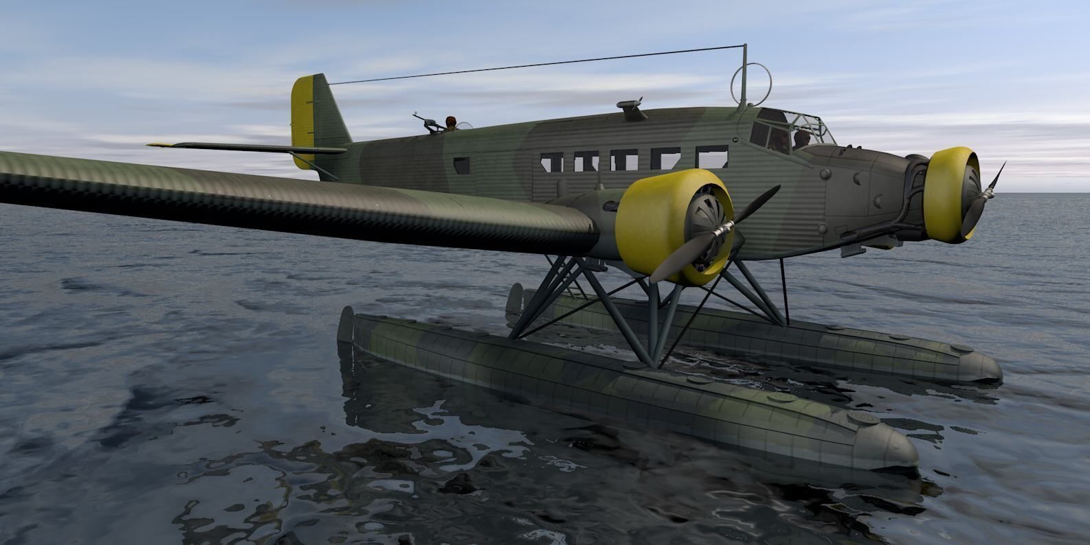 Junkers Ju-52 3M 3D model_2