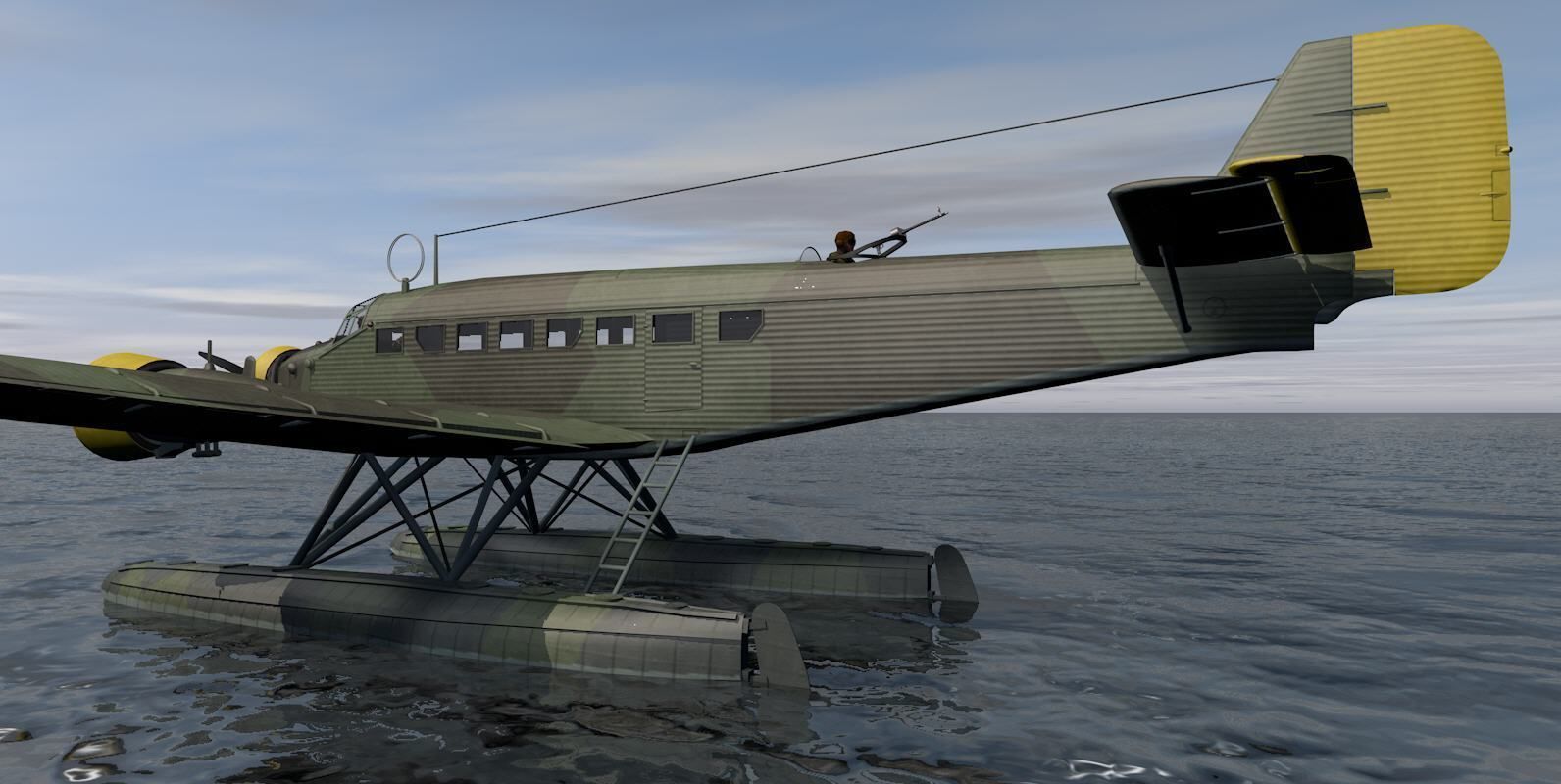 Junkers Ju-52 3M 3D model_1