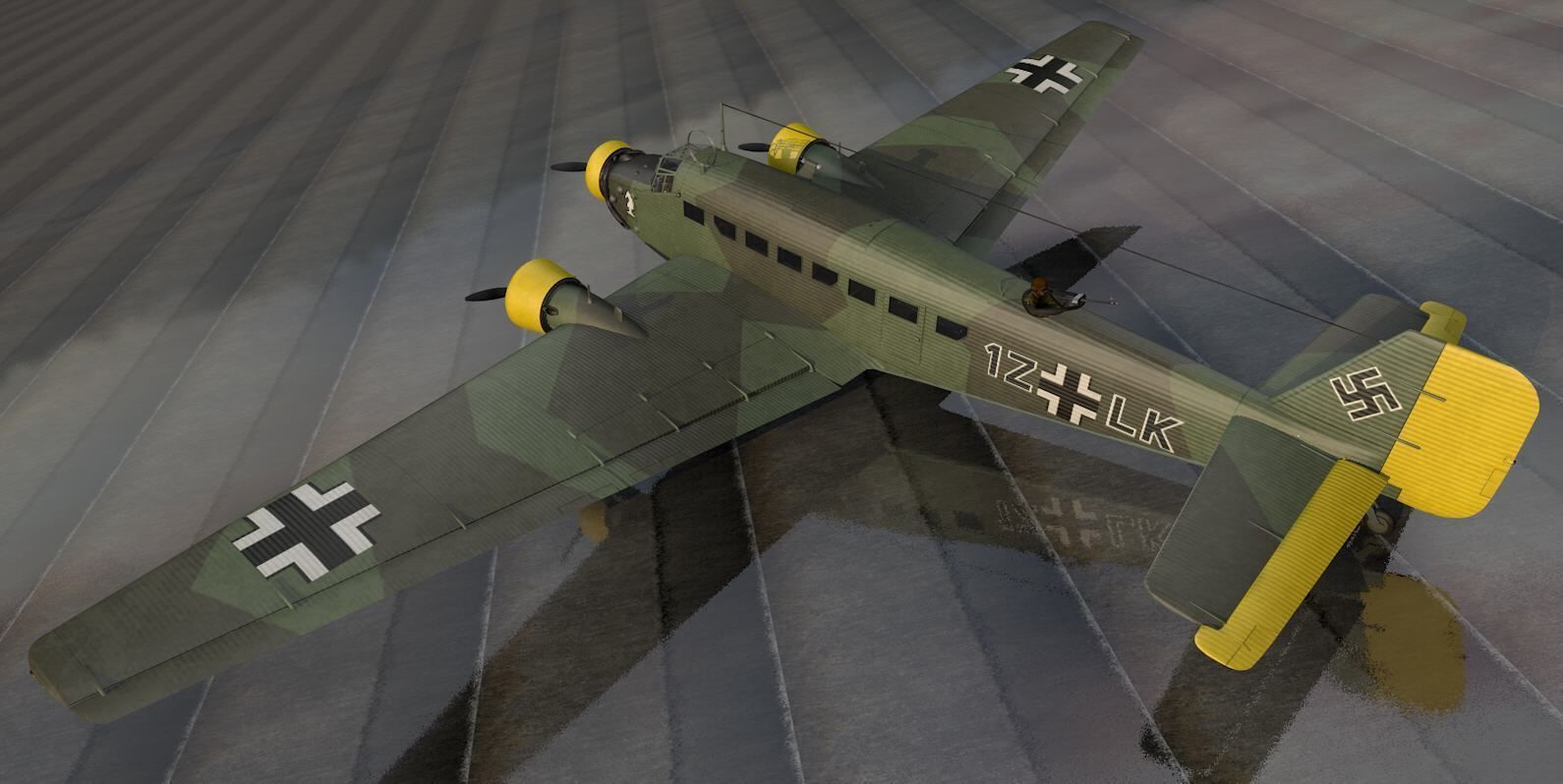 Junkers Ju-52 3M 3D model_6