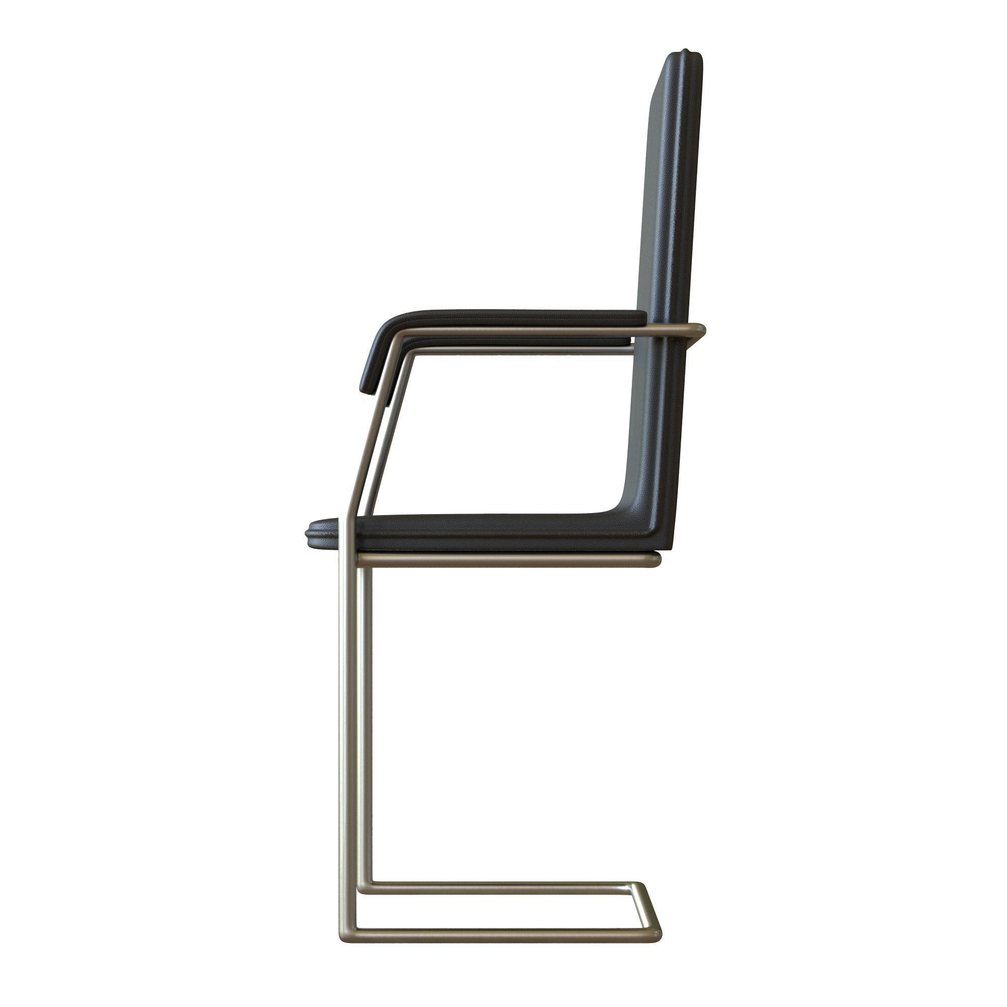 Meeting Room Chair Office Low-poly 3D model_7