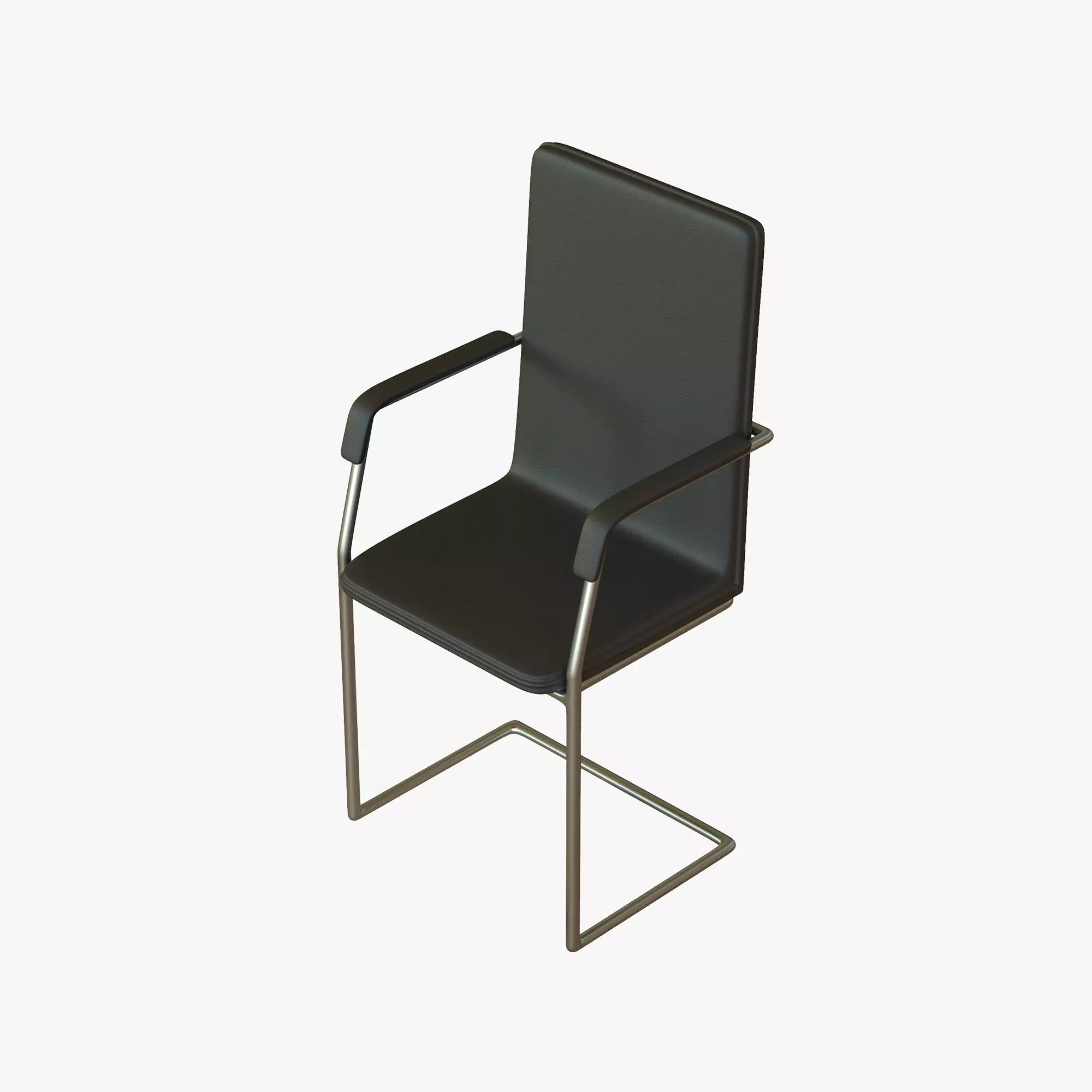 Meeting Room Chair Office Low-poly 3D model_0