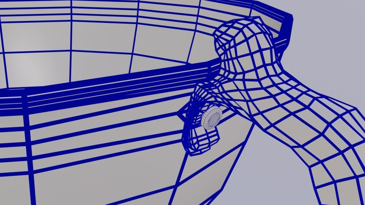 Copper Bowl Low-High-Poly 3D model Low-poly 3D model_9