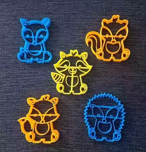 Animals pack x5 -  Cookie Cutter