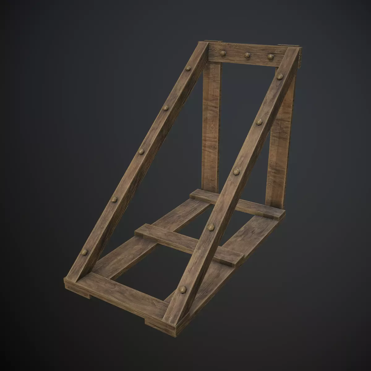 Small Weapon Rack Free low-poly 3D model