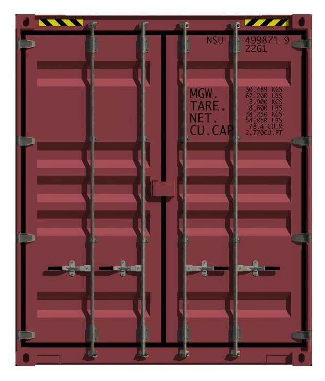 Autodesk Revit 2016 Shipping Container 45 Foot High Cube 3D model_24