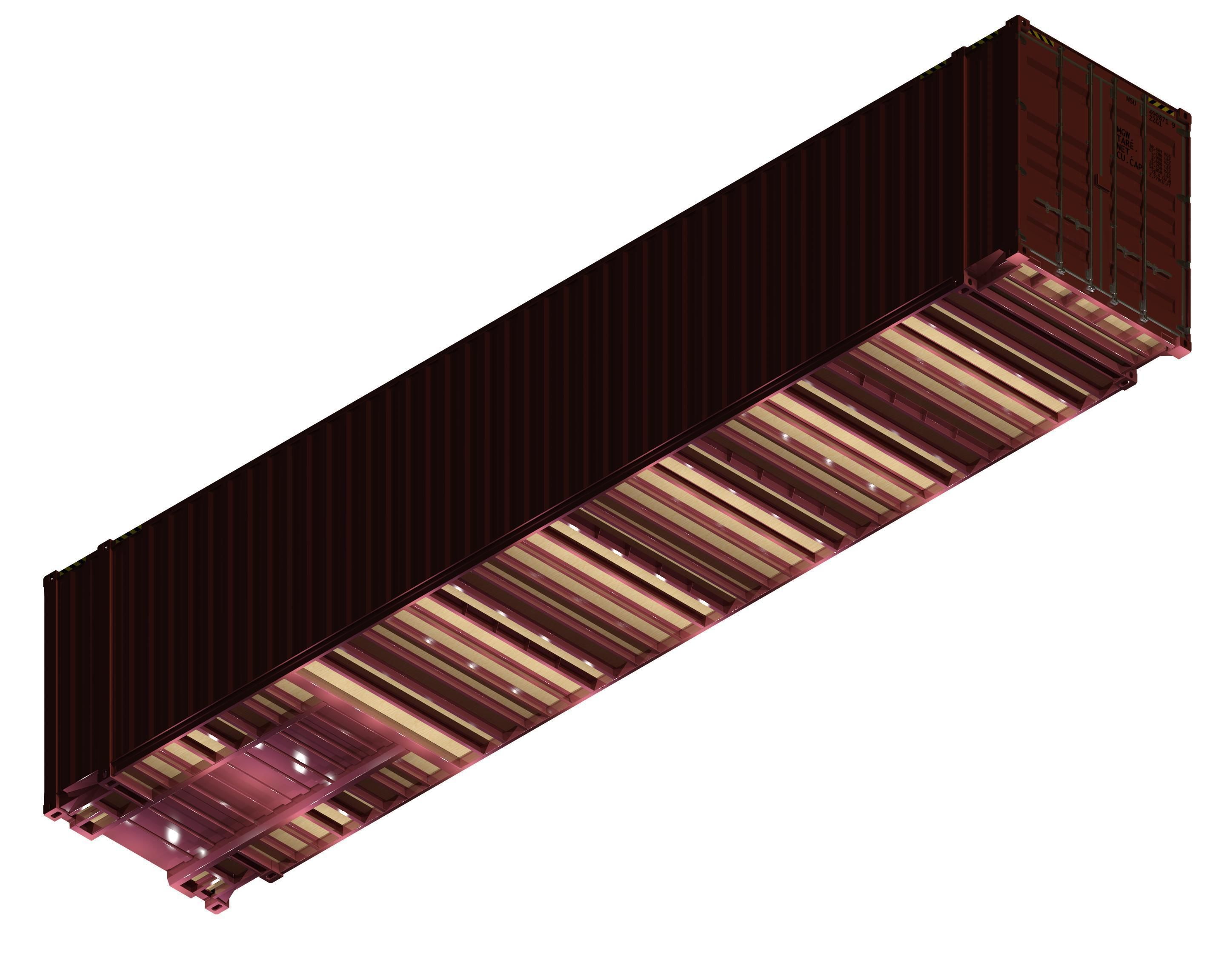 Autodesk Revit 2016 Shipping Container 45 Foot High Cube 3D model_37