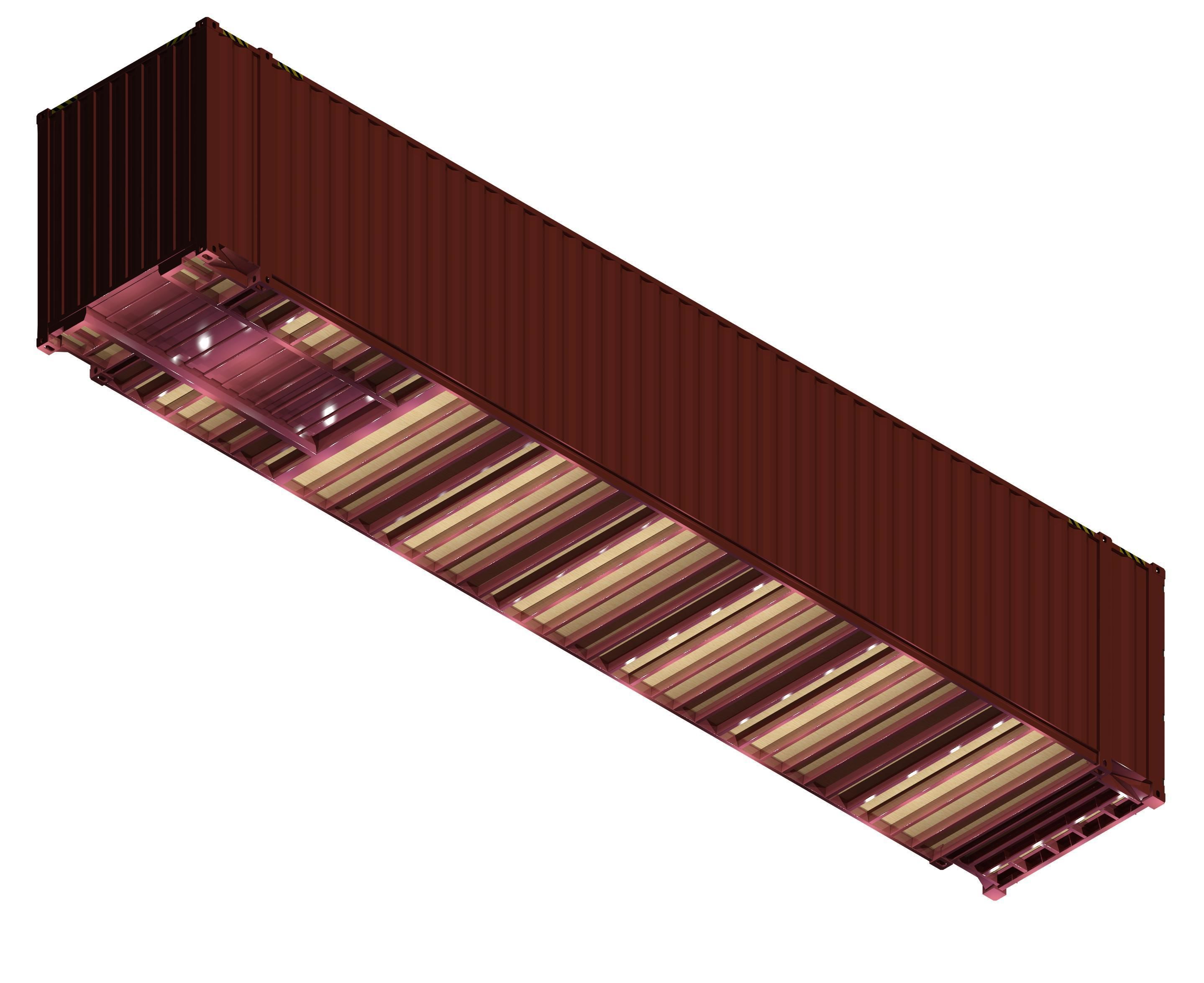 Autodesk Revit 2016 Shipping Container 45 Foot High Cube 3D model_29