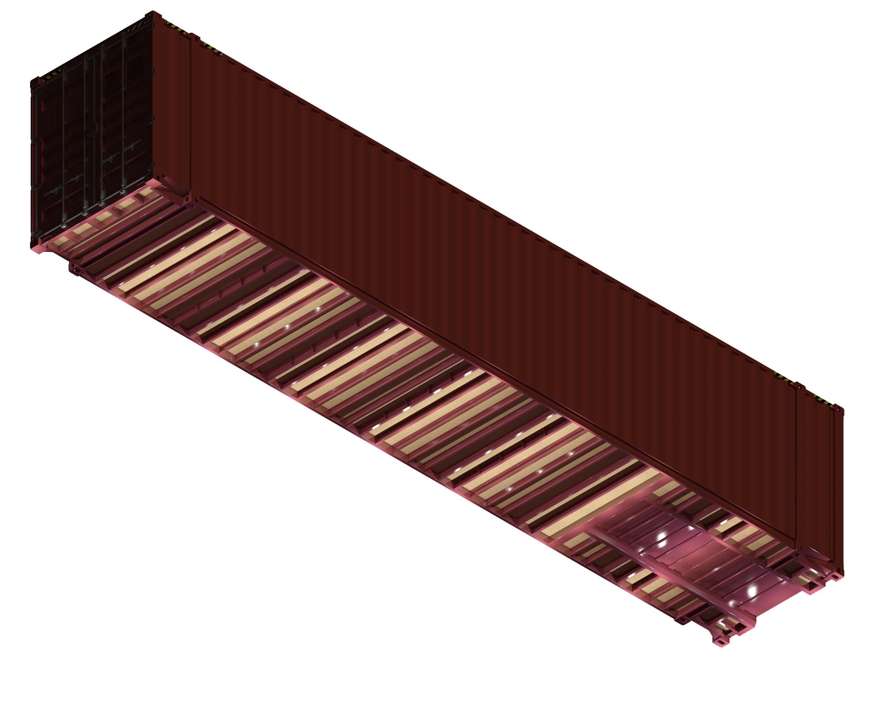 Autodesk Revit 2016 Shipping Container 45 Foot High Cube 3D model_35