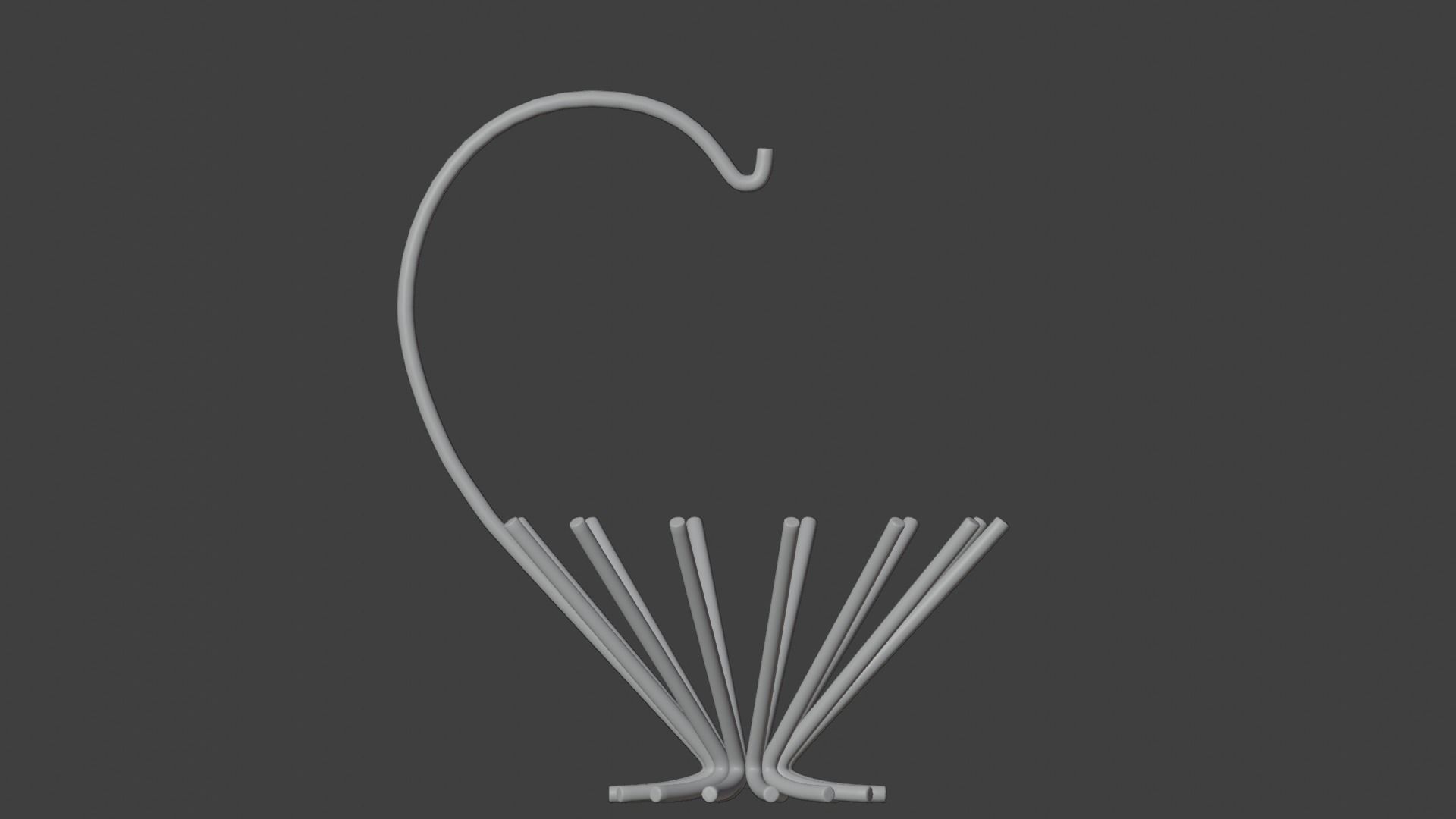 Minimal Fruit Platter 3D model_7