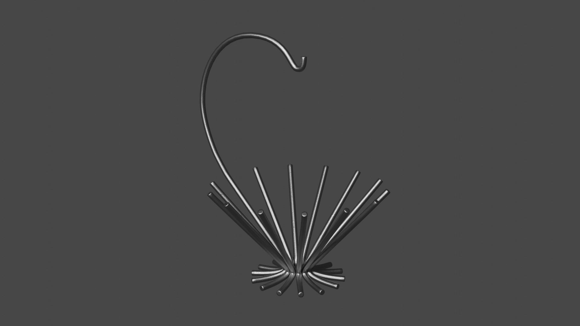 Minimal Fruit Platter 3D model_8