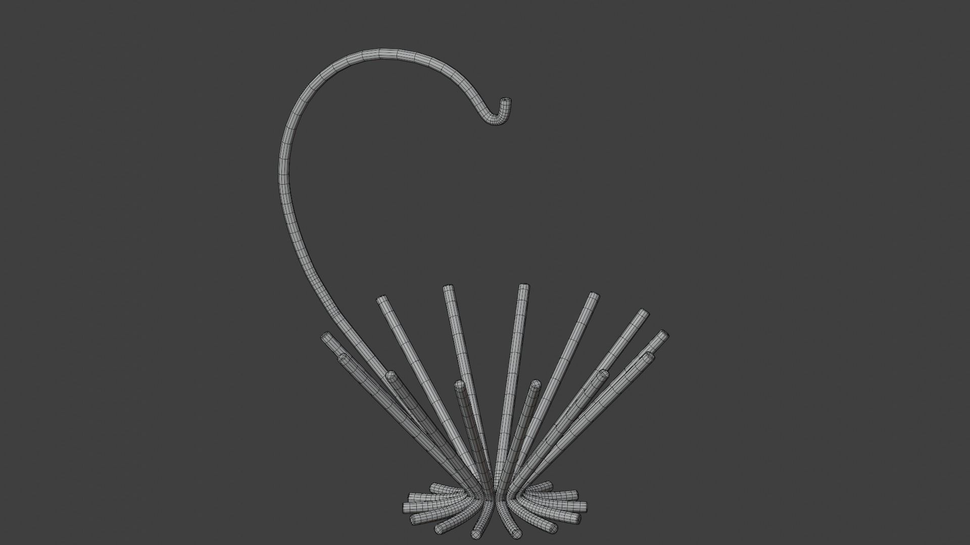 Minimal Fruit Platter 3D model_1