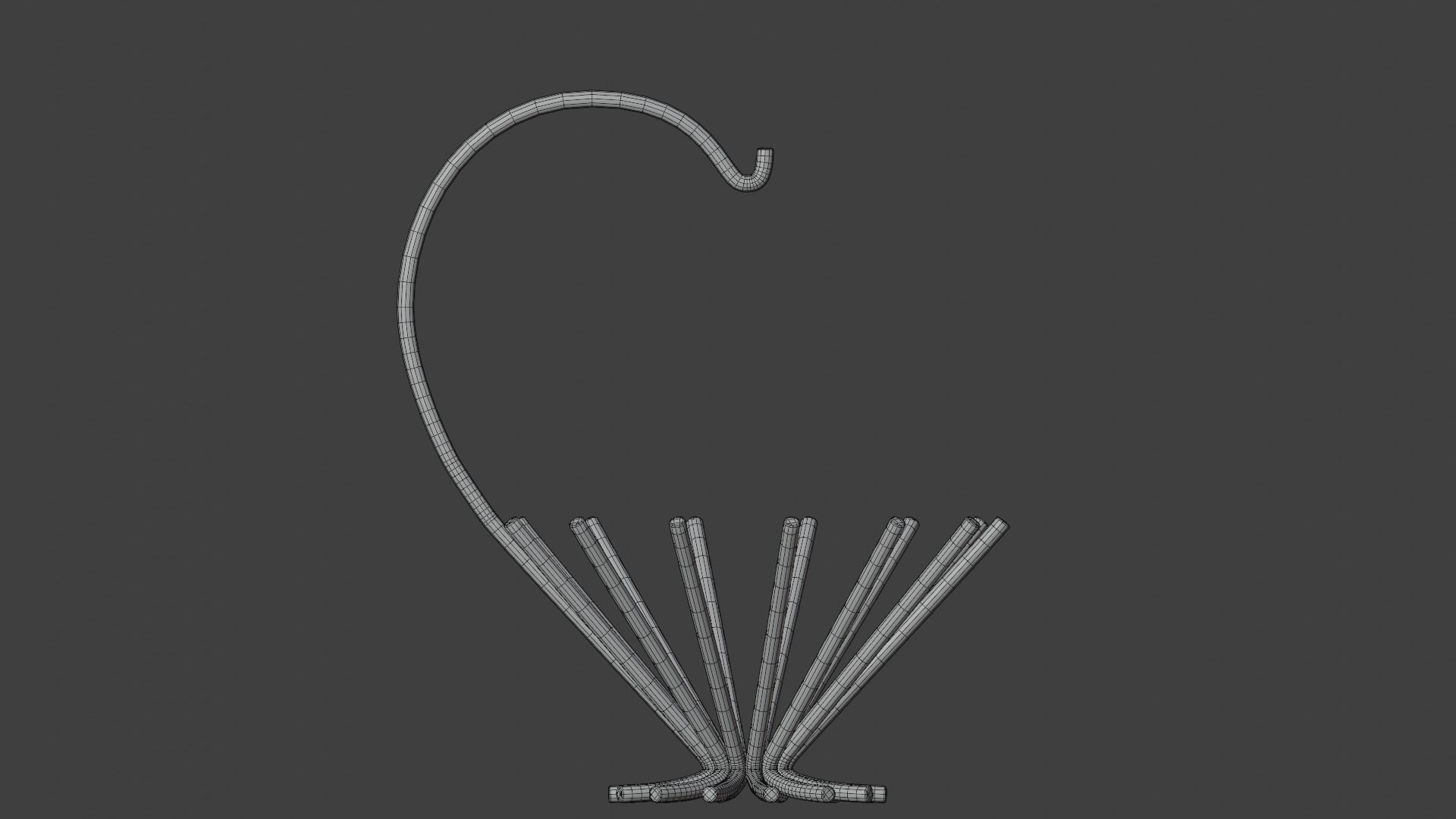 Minimal Fruit Platter 3D model_6