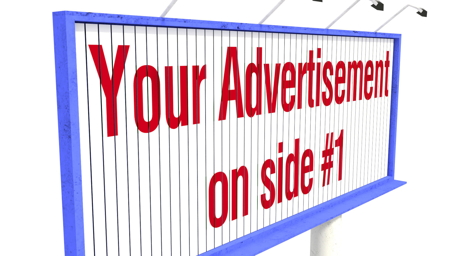 Animated Rotating Billboard 3D model_1