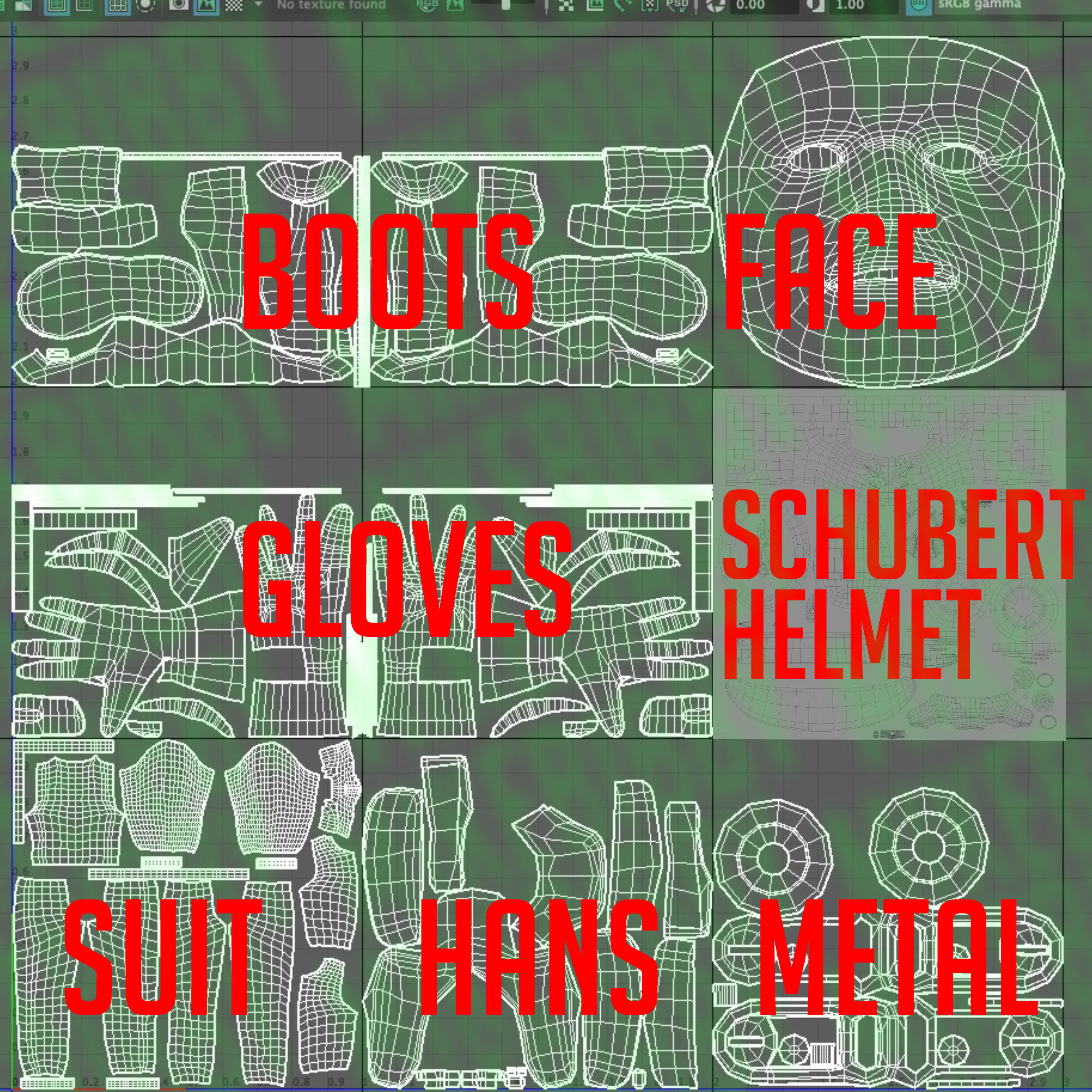 Sergio Perez 2019 Low-poly 3D model_12