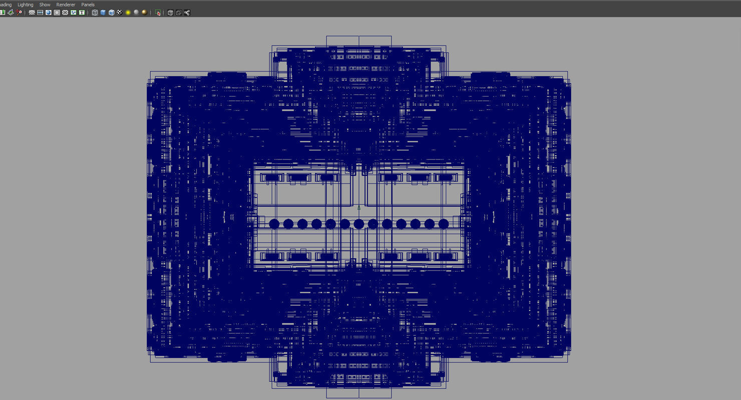 temple 3d model ornate hindu in middle of lake 3D model_14