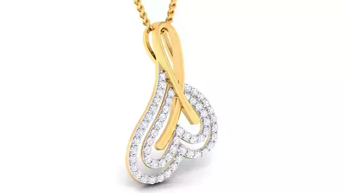 Women pendant earrings set 3dm mgx render detail 