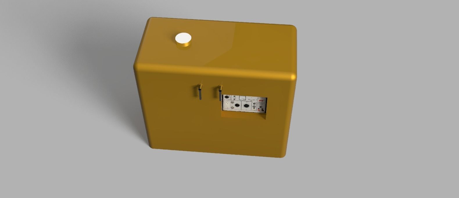 Trailer Generator Low-poly 3D model_4