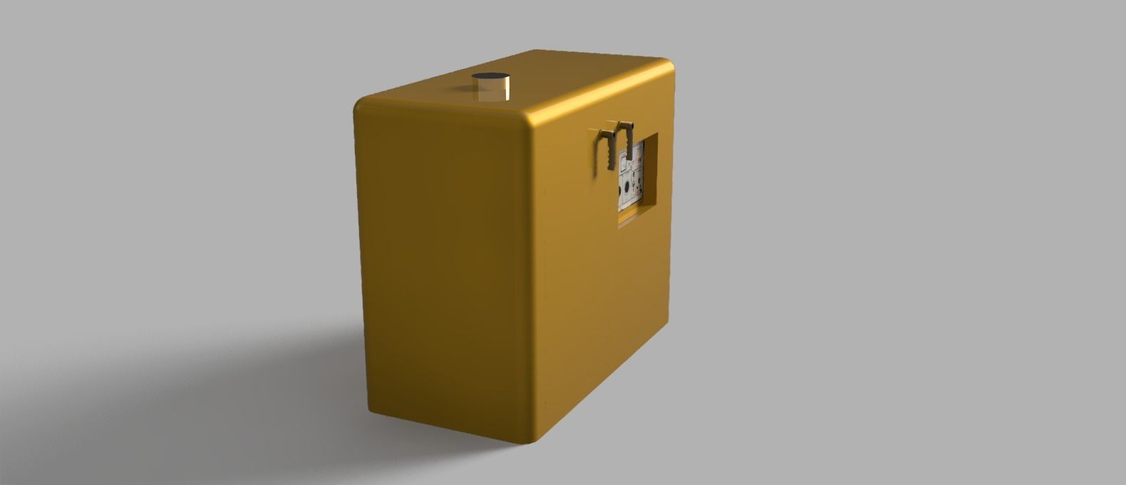 Trailer Generator Low-poly 3D model_6