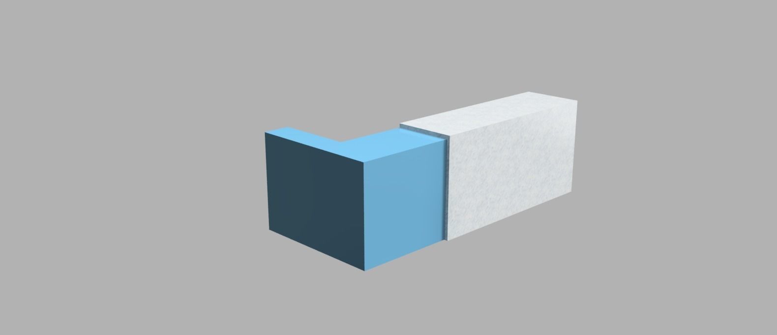 Counter table Low-poly 3D model_5