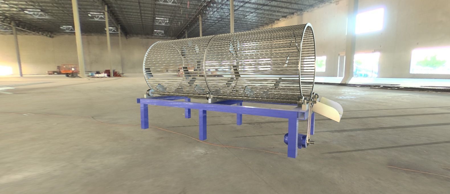 Sorting Barrel Low-poly 3D model_3