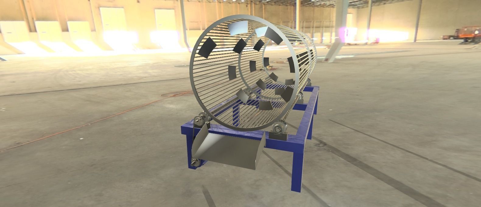 Sorting Barrel Low-poly 3D model_2