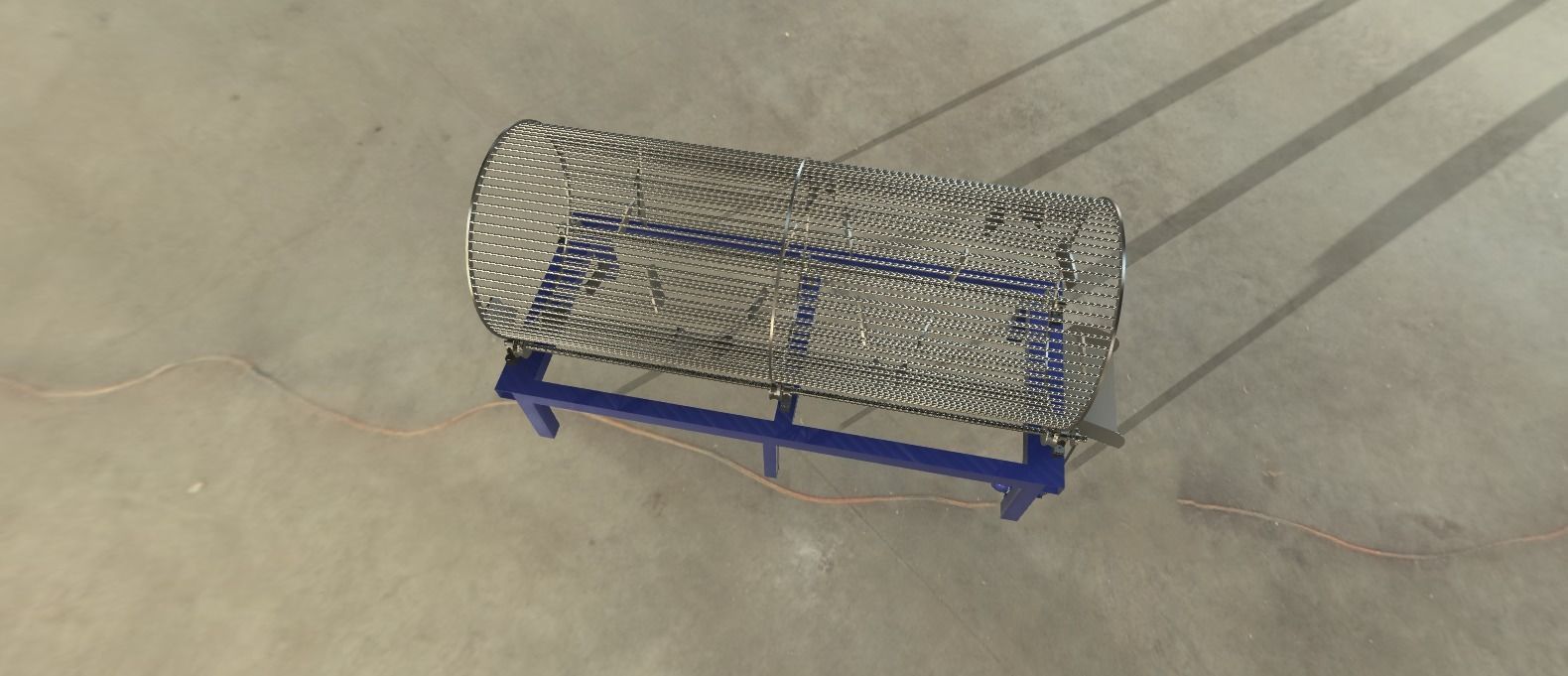 Sorting Barrel Low-poly 3D model_5