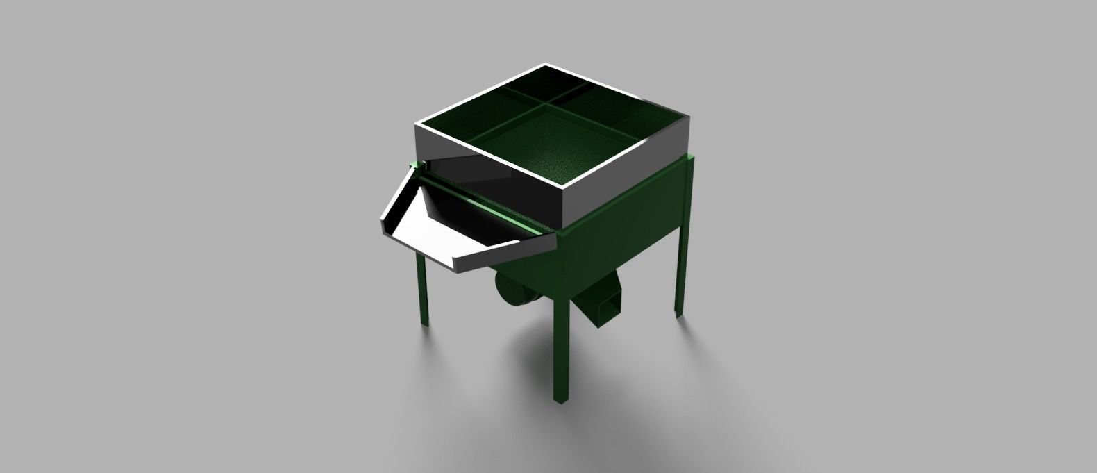 Segragating Machine Low-poly 3D model_1