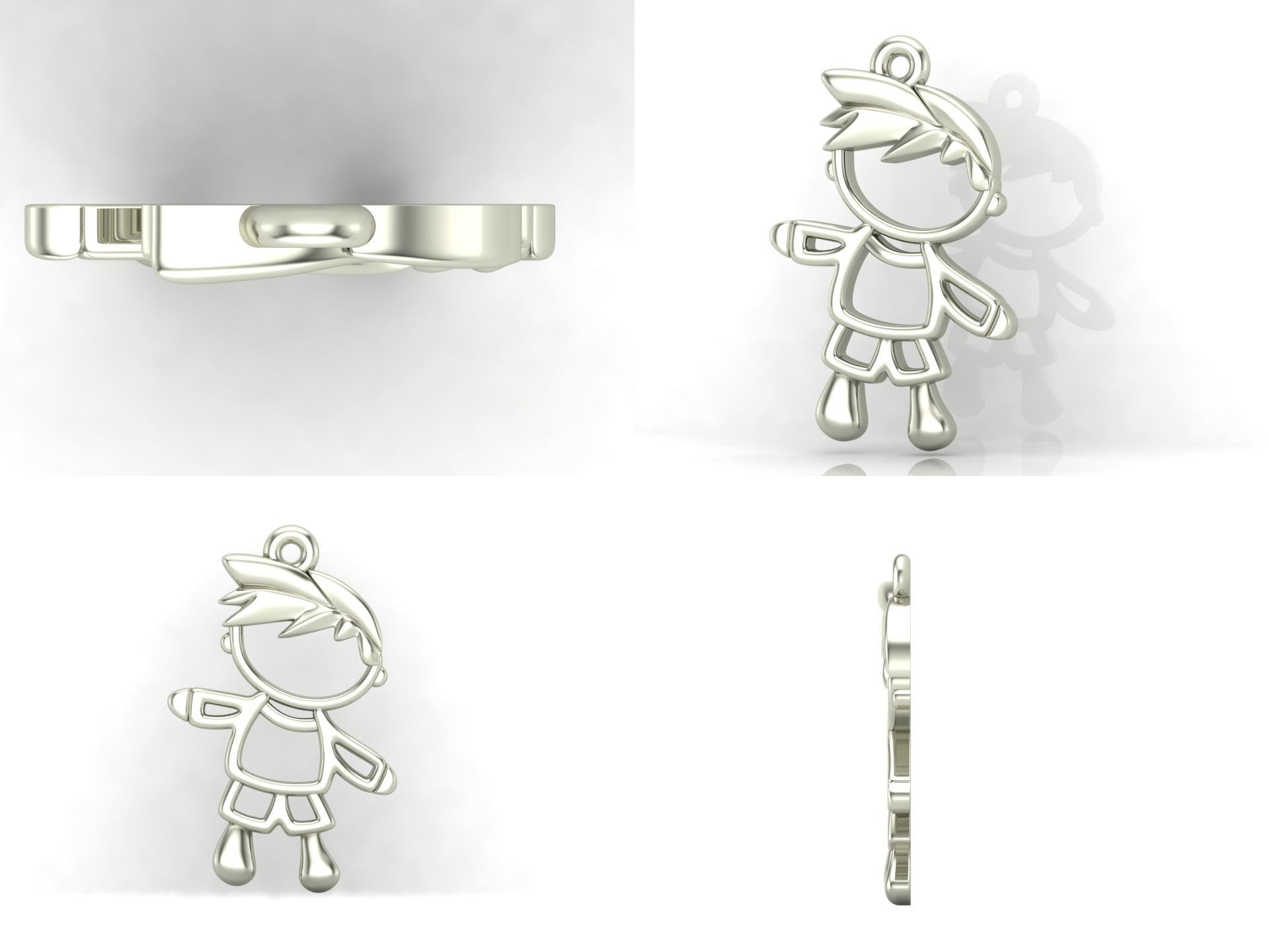 pendant ak2 3D print model_6