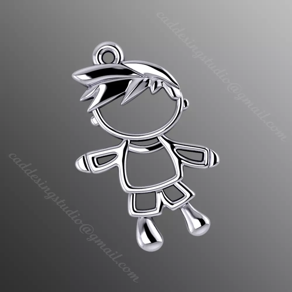 pendant ak2 3D print model_0