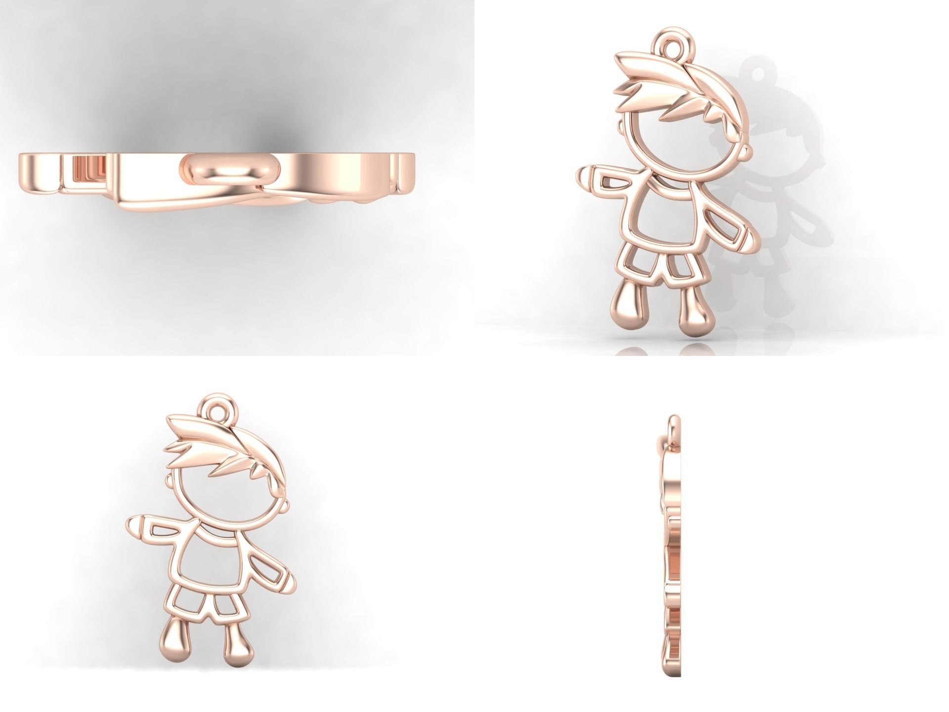 pendant ak2 3D print model_7