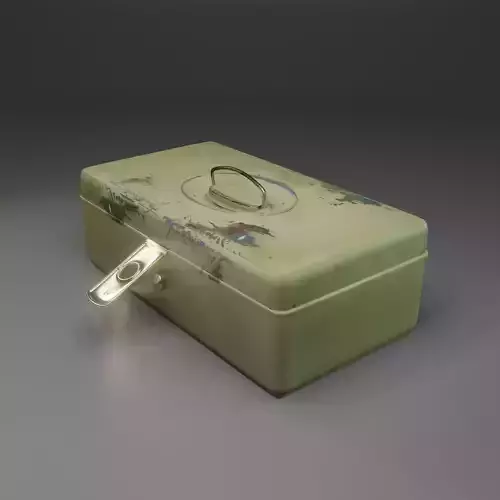 Metal Box - Canister 3D model