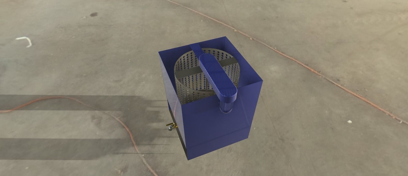 dryer machine 3D model_2