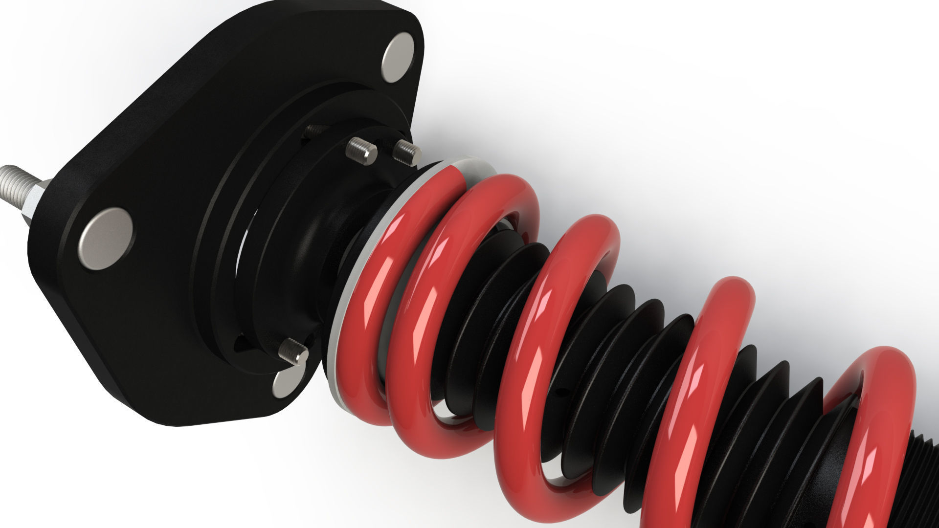 COILOVER shock absorber for honda 3D model_7