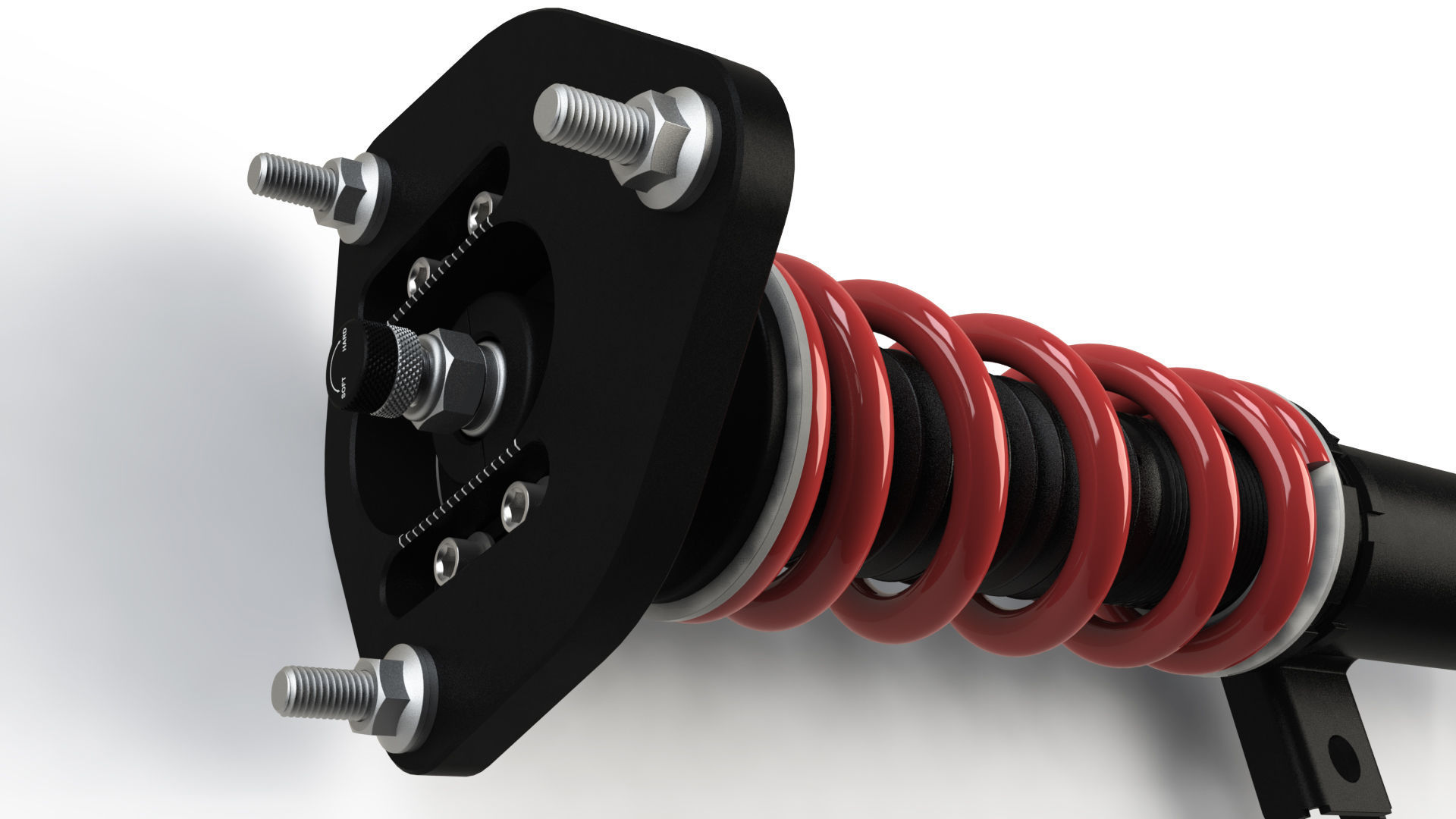 COILOVER shock absorber for honda 3D model_6