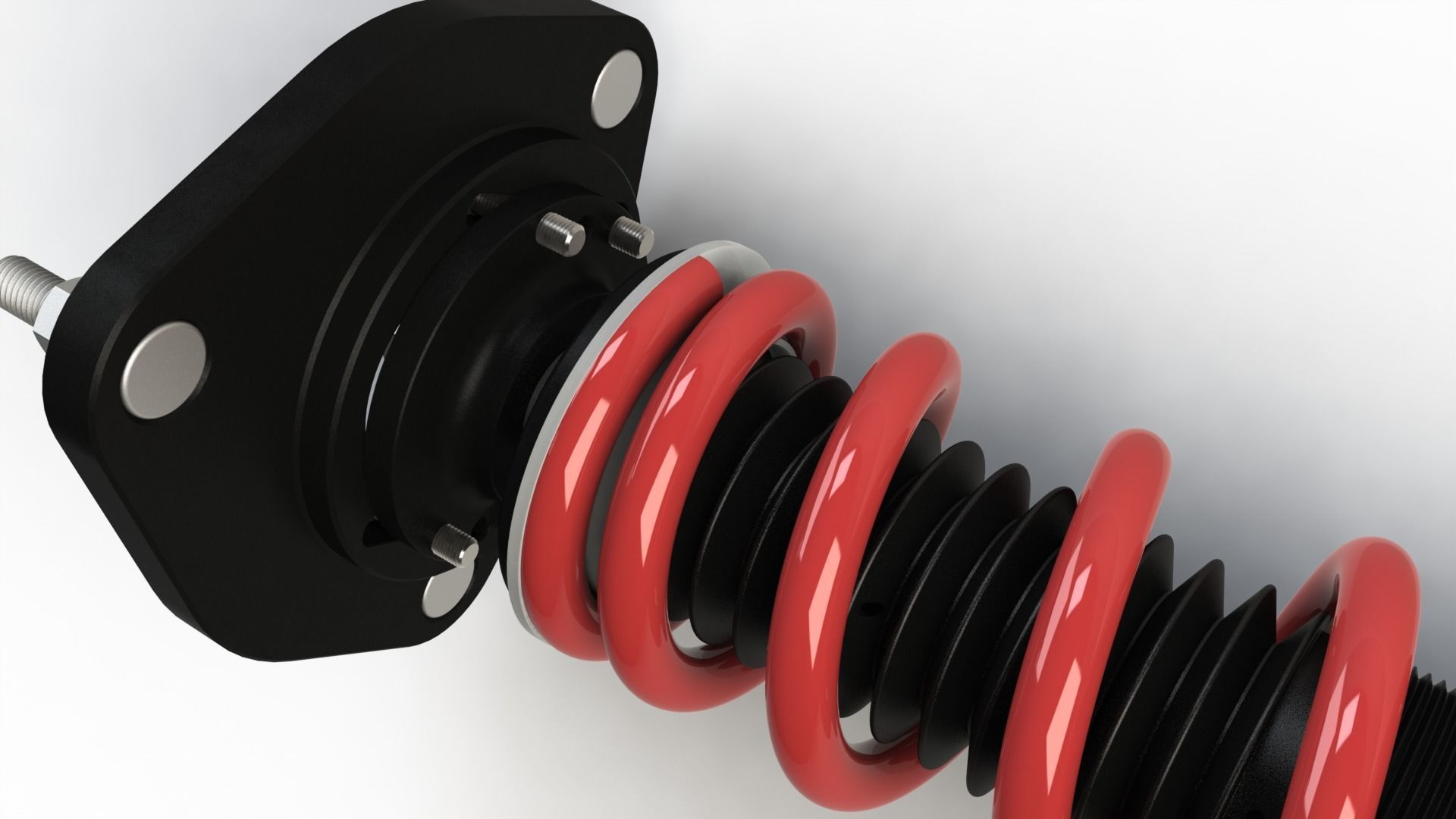 COILOVER shock absorber for honda 3D model_8