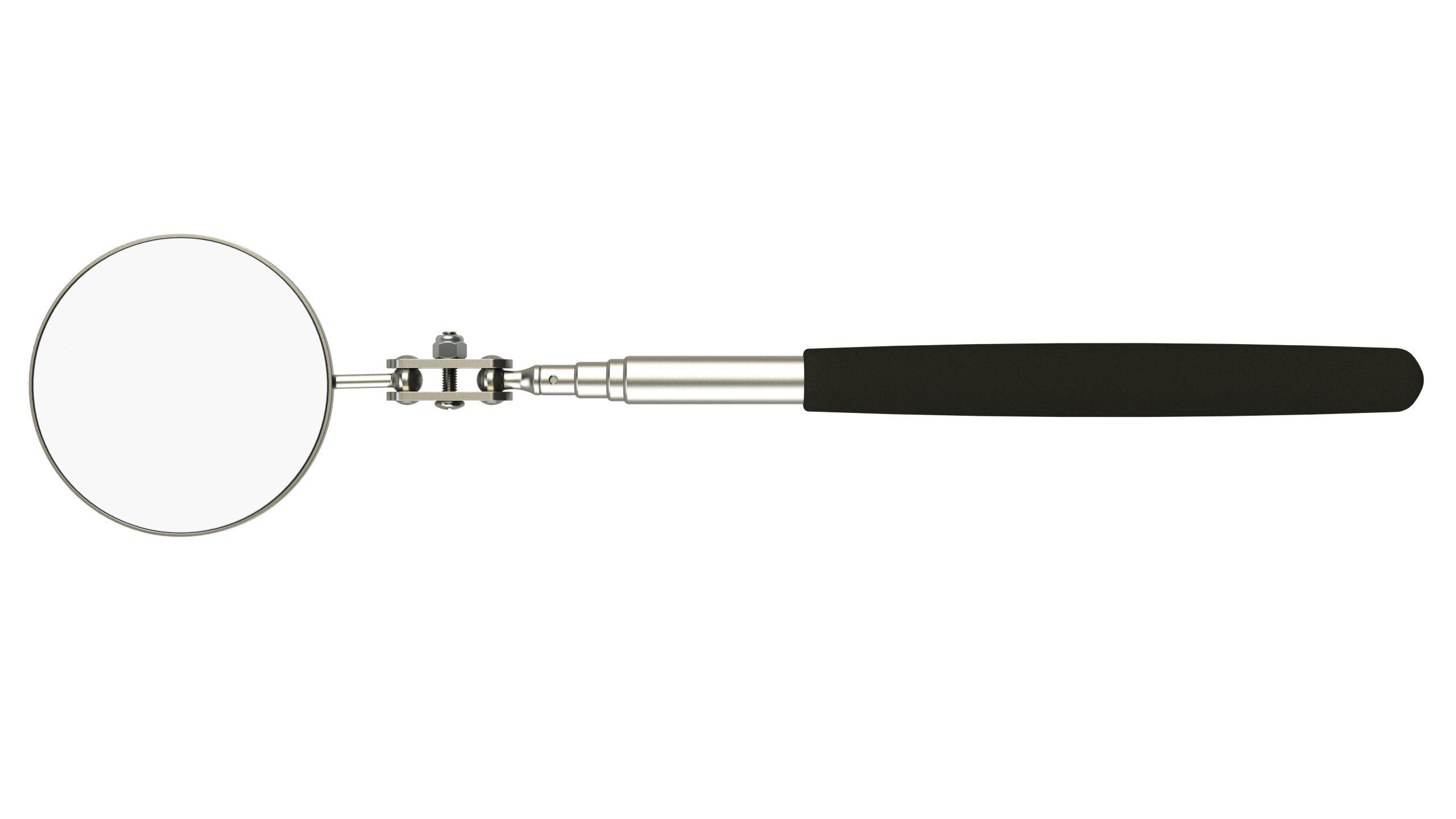 Telescopic inspection mirror 3D model_1