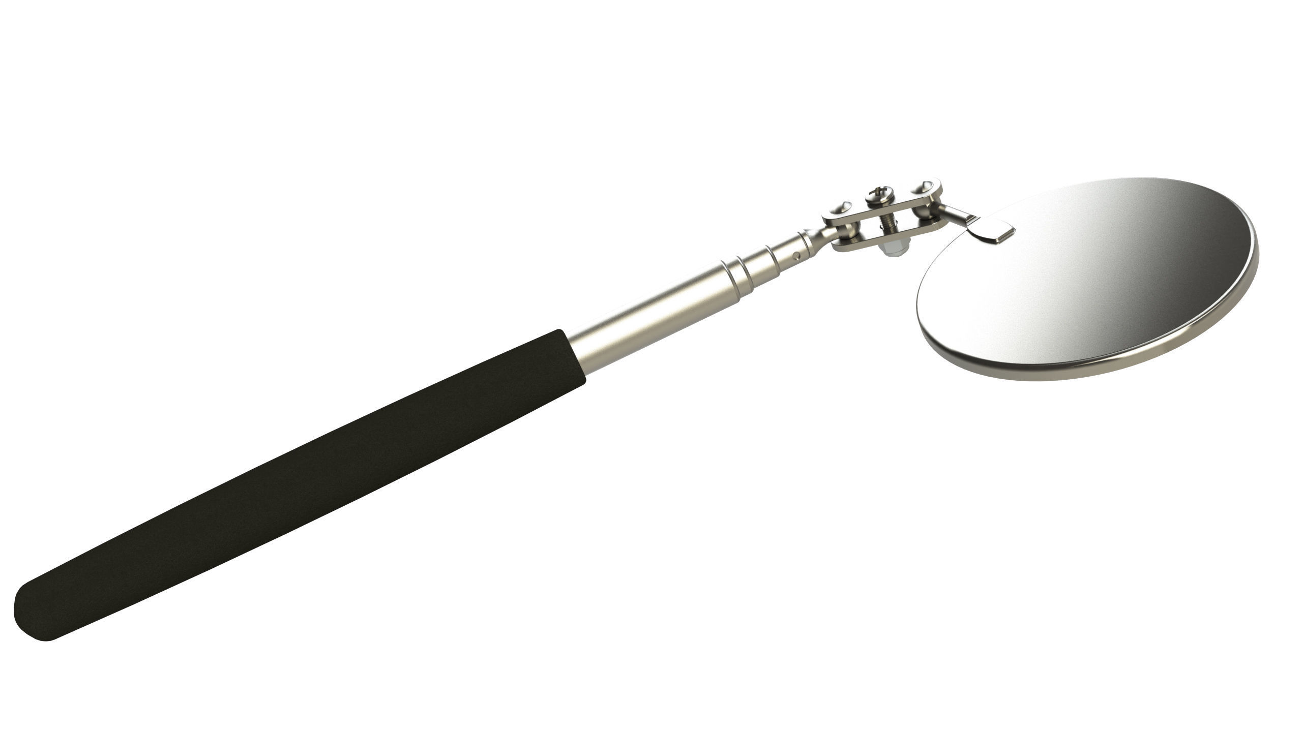 Telescopic inspection mirror 3D model_3