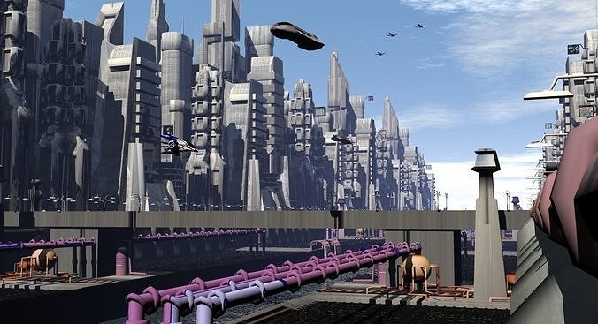 City  for Games Free 3D model