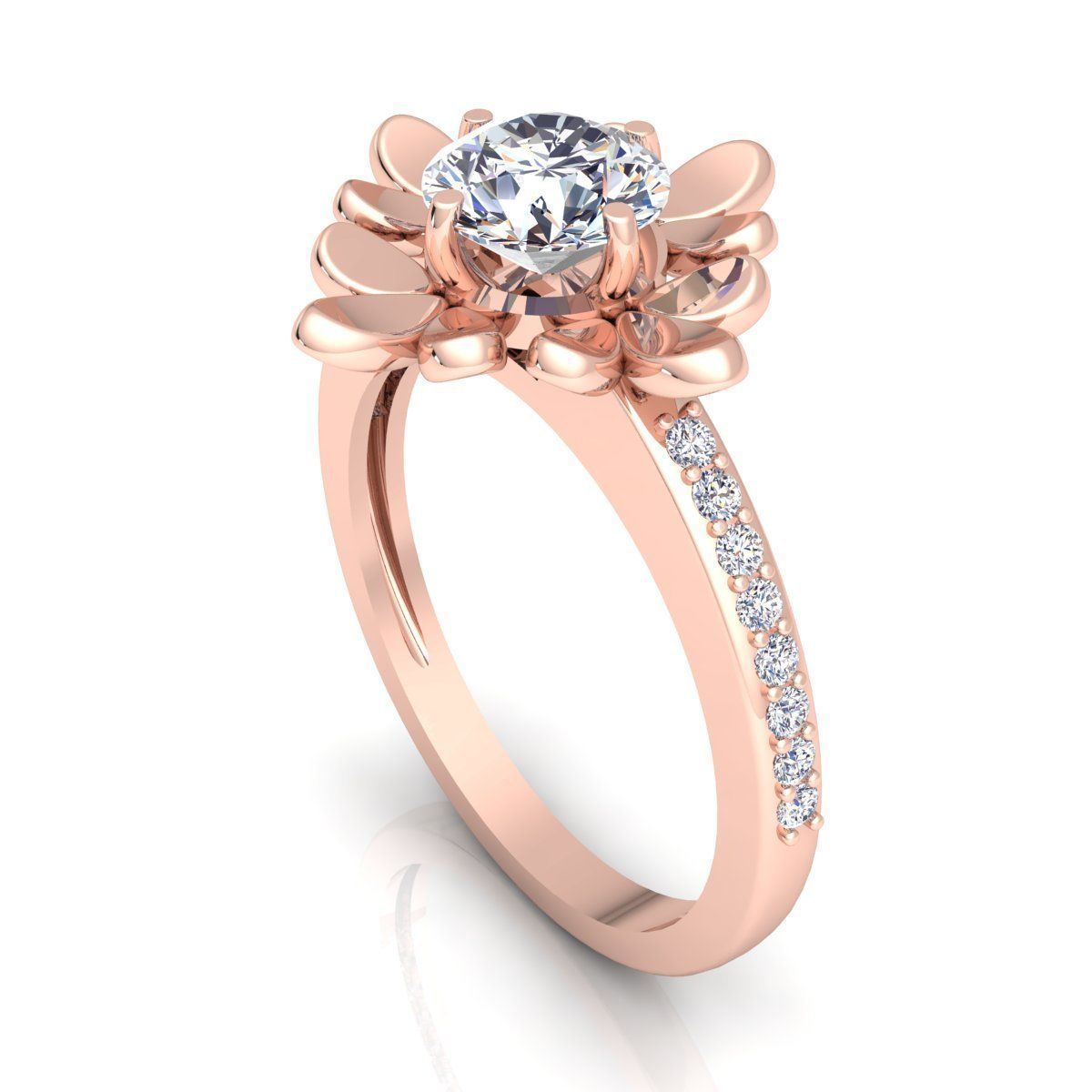 Diamond Ring 3D print model_10