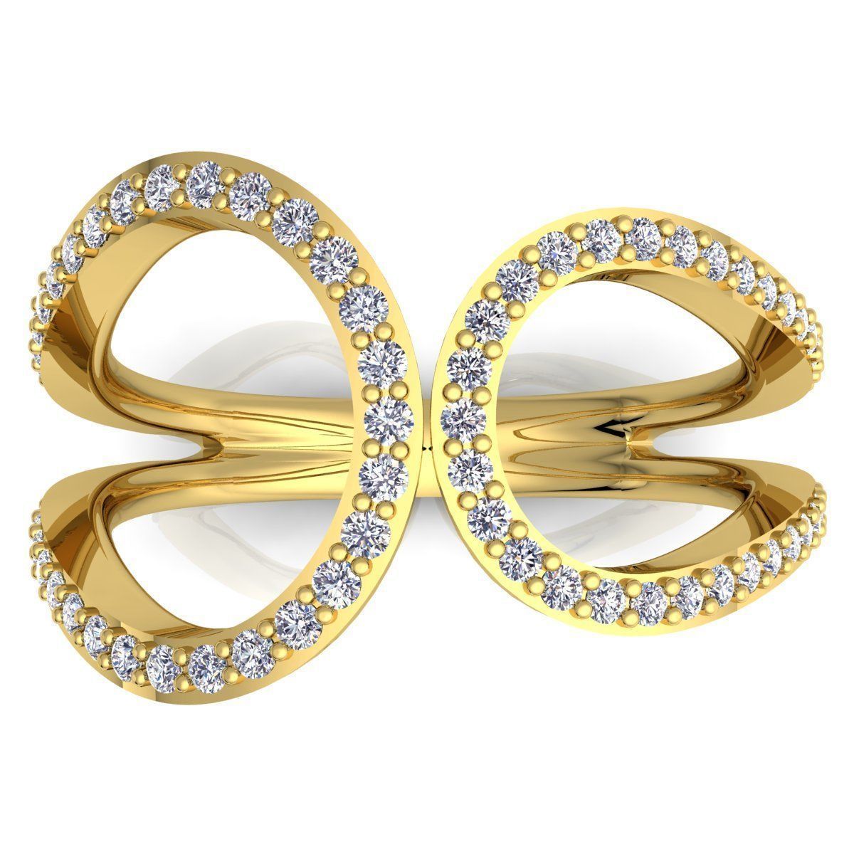 Diamond Ring 3D print model_6