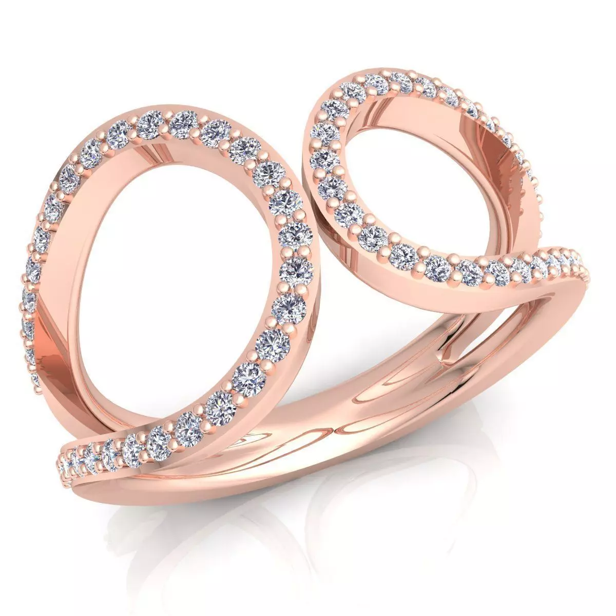 Diamond Ring 3D print model_0