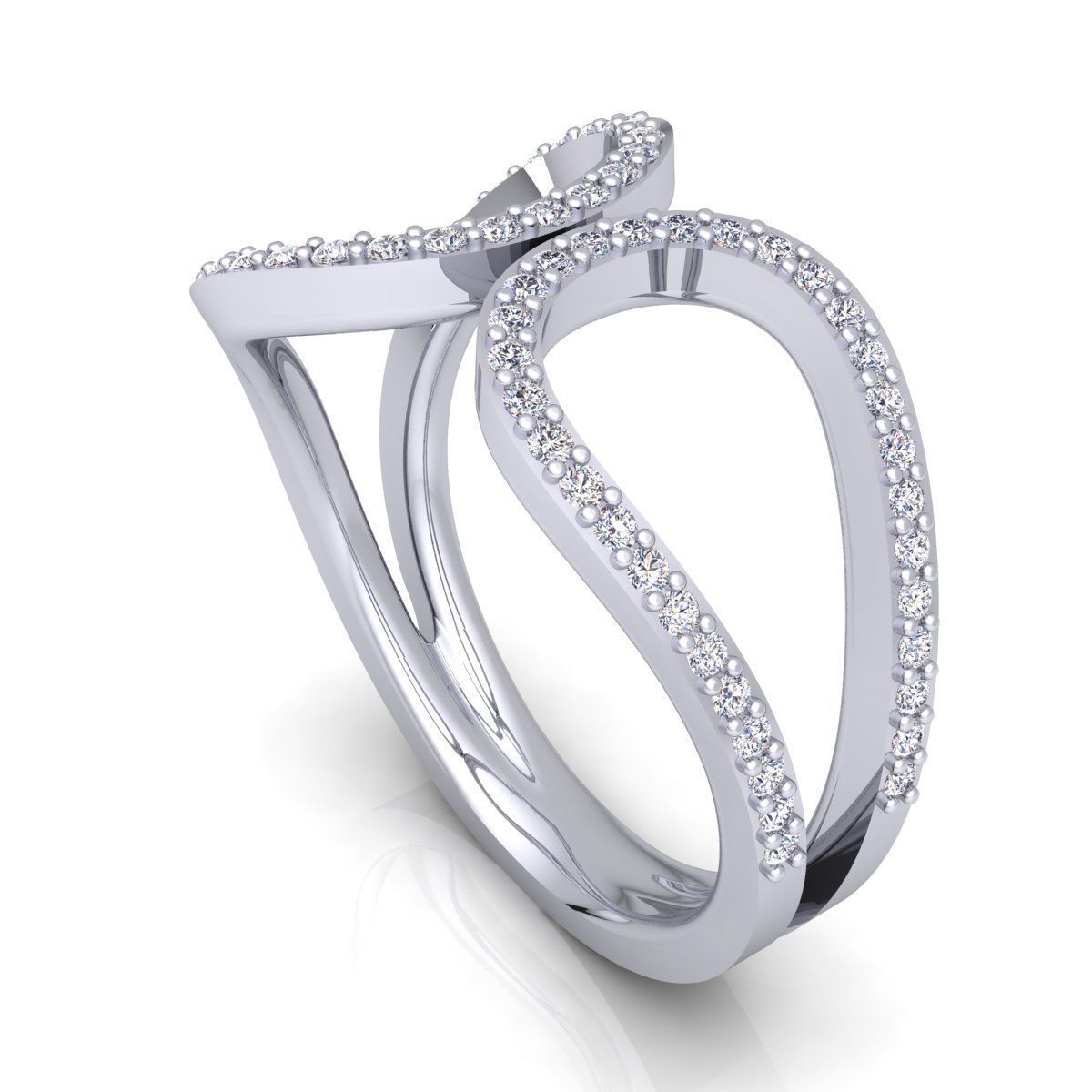 Diamond Ring 3D print model_11