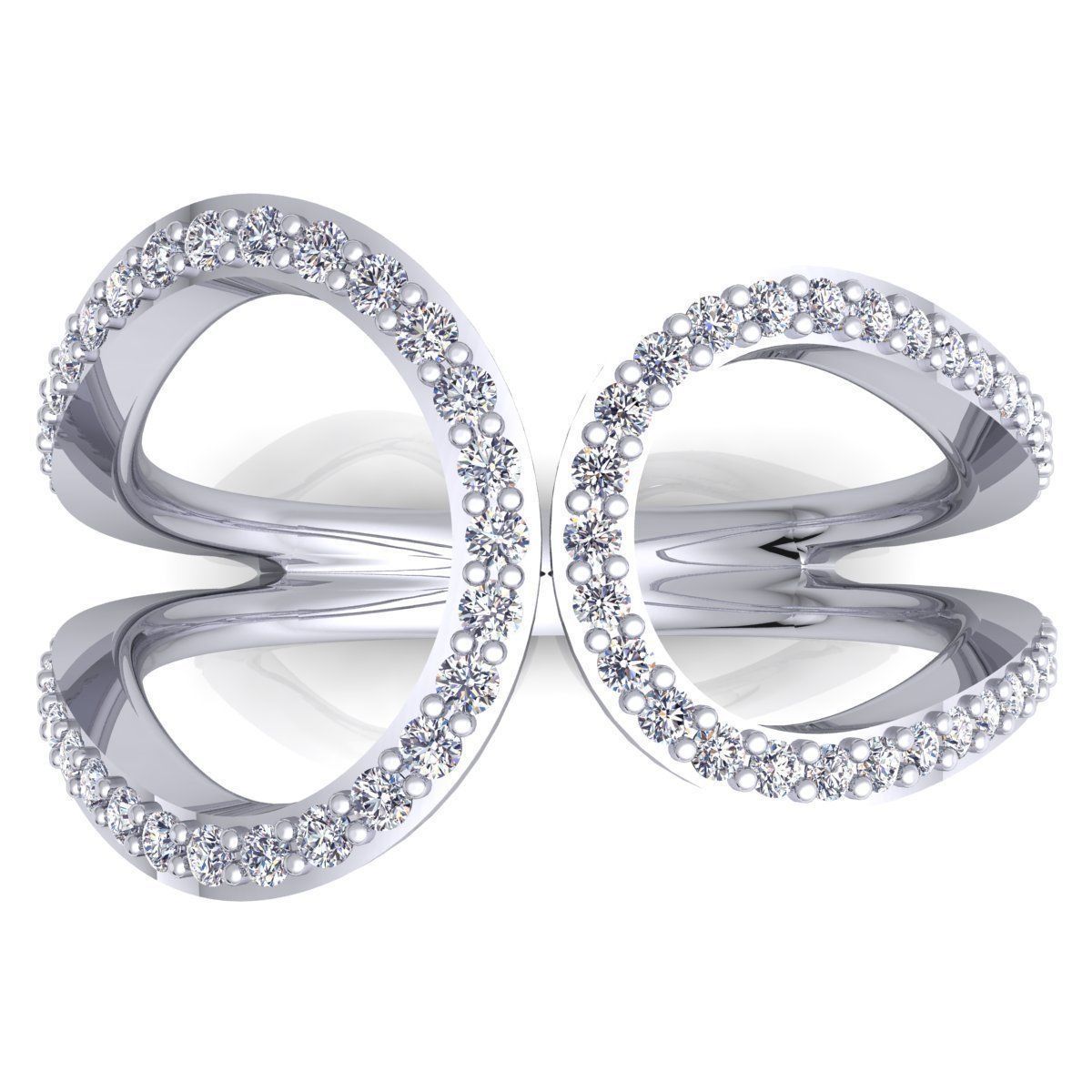 Diamond Ring 3D print model_8