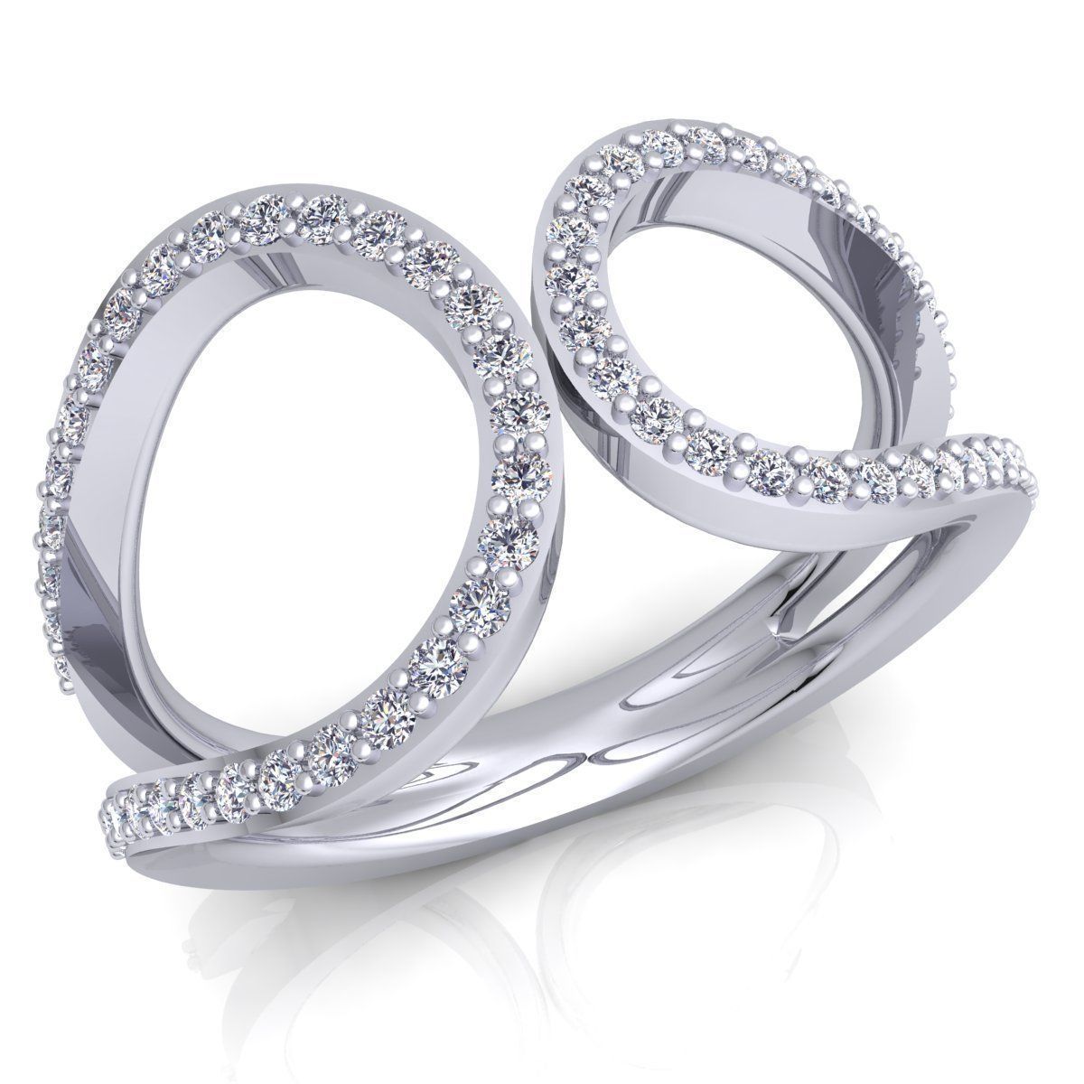 Diamond Ring 3D print model_2