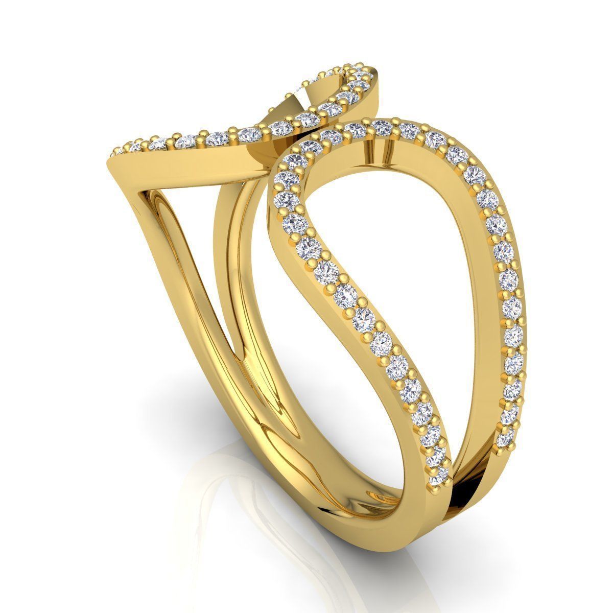 Diamond Ring 3D print model_9